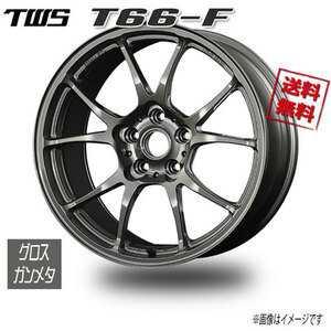 TWS TWS T66-F グロスガンメタ 16インチ 5H100 7J+48 4本 56 業販4本購入で送料無料