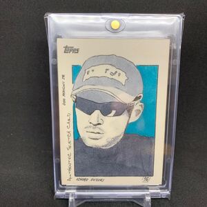 2009 topps sketch card ichiro 1/1 1of1 イチロー　スケッチカード　