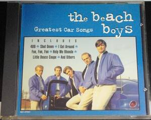 THE BEACH BOYS / GREATEST CAR SONGS