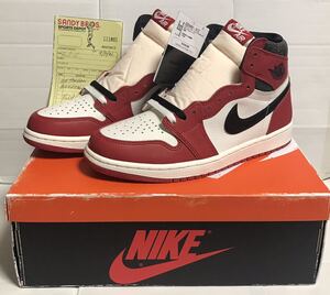 国内正規品 AIR JORDAN 1 RETRO HIGH OG エア ジョーダン 1 レトロ ハイ LOST & FOUND ロスト & ファウンド CHICAGO シカゴ 27.0 送料無料