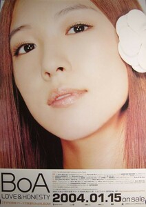 BoA/LOVE & HONESTY/未使用・非売品ポスター梱包料込