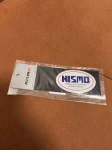 日本国内　正規品　当時物　本物　日産　ニスモ　nismo 純正　ロゴエンボスプレート 1984 アルミ　ステッカー　エンブレム　希少　レア