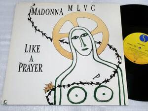 12”　MADONNA マドンナ/LIKE A PRAYER ライクアプレイヤー (12”Extended remix)/ドイツ盤/89年