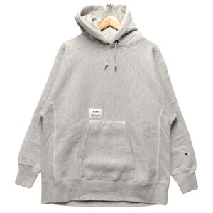 WTAPS ダブルタップス × チャンピオン C8-T109 スウェット パーカー グレー サイズXL 正規品 / 36460