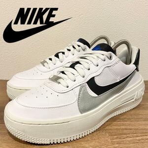 NIKE W AIR FORCE 1 PLT.AF.ORM LV8 ナイキ エア フォース ワン プラットフォーム DX3199-100 レディース ローカットスニーカー 23.5cm