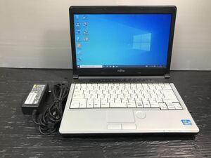 ☆050302 FUJITSU LIFEBOOK S761/D Core i5 2520M メモリ 4GB HDD 250GB Windows10