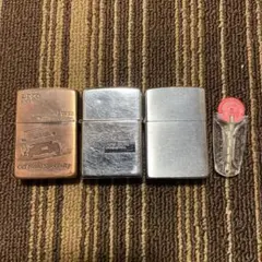 【中古】zippo 3点セット　ジャンク品扱い