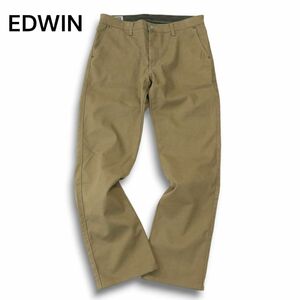 EDWIN エドウィン S403S 秋冬 裏起毛 防風★ チェック柄 デニム パンツ ジーンズ Sz.33　メンズ 日本製 バイク　A4B05586_B#Q