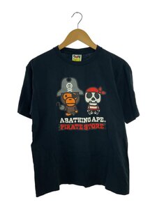 A BATHING APE◆Tシャツ/L/コットン/BLK/004TEG201020X