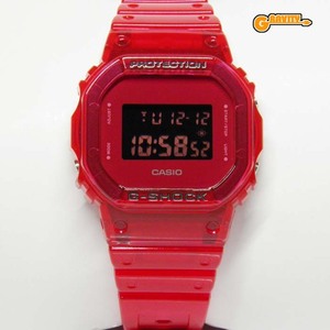 DW-5600SB-4JF カラースケルトンシリーズ レッド CASIO(カシオ)G-SHOCK(ジーショック)【極美中古】