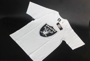 NFL RAIDERS レイダース メンズ Tシャツ ホワイト サイズS★送料360円