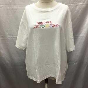 Dickies M ディッキーズ Tシャツ 半袖 0282-3790 クルーネック 刺繍 T Shirt 白 / ホワイト / 10115550