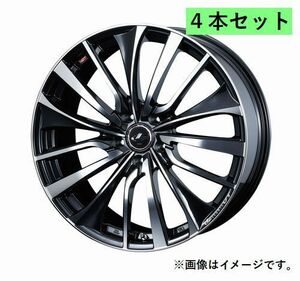 個人宅発送可能 ウエッズ Weds 16X6.5J +40 5穴 PCD114.3 PBMC ホイール 4本セット LEONIS VT レオニス・ブイティー (36340)