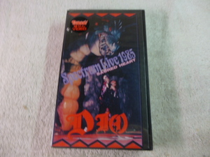 DIO/SPECTRUM LIVE 1985 SECRED HEART VHS 未開封