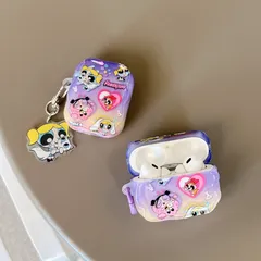 パワーパフガールズ AirPods4ケース ThePowerpuffGirls AirPods Pro第2世代 ストラップ付き  AirPodsPro対応  AirPodsProケース  可愛い