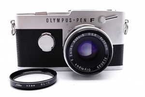 ★美品★ オリンパス OLYMPUS PEN FV / F.Zuiko Auto-S 38mm F1.8 ボディ レンズ ◆868