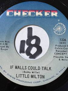 試聴 1969 LITTLE MILTON IF WALLS COULD TALK 両面NM 