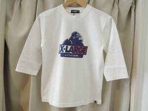 X-LARGE エクストララージ XLARGE Kids スランテッドOG７分ソデ Tシャツ 140サイズ 最新人気商品 送料込　 値下げしました！