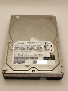 【ジャンク扱い】 HITACHI HGST IDE-HDD HDS722516VLAT20 164.7GB 使用時間1700時間未満