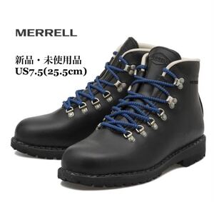 メレル MERRELL ウィルダネス WILDERNESS ブラック BLACK マウンテンブーツ ビブラム メンズ J1015 US7.5