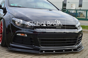 2009-2014 フォルクスワーゲン シロッコ R 13 フロント スプリッター スポイラー / バンパー ディフューザー スカート エアロ SCIROCCO VW