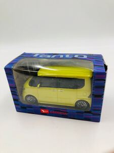 ◯ DAIHATSU Tanto ダイハツ タント イエロー 非売品 プルバックカー ミニカー