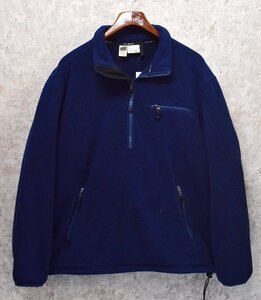 ＬＬビーン【L.L.bean】【紺】【ハーフジップ】【フリースジャケット】【サイズM-Ｌ】DC1312-8-30-DD14