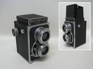 RICOHFLEX MODEL Ⅵ☆リコーフレックス 二眼レフ カメラ☆RICOH FLEX リコー レンズ ANASTIGMAT 1:3.5 f=80mm ジャンク ヴィンテージ 60