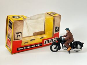 （S237）BRITAINS LTD BMW B.M.W. MOTER CYCLE 9688 1:32 SCALE MODEL バイク イギリス製 当時物 