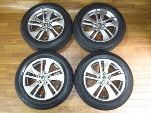 トヨタP170系シエンタ純正 5.5J-15 off+39 pcd100/5H ダンロップ LE・MANS V 185/60R15 15インチアルミホイール+だめタイヤ付き４本