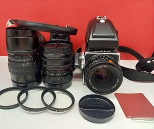 ■防湿庫保管品 HASSELBLAD ★503CW ボディCFi Distagon 4/50 CFE Planar 2.8/80 Sonnar 4/180 中判フィルムカメラ ハッセルブラッド