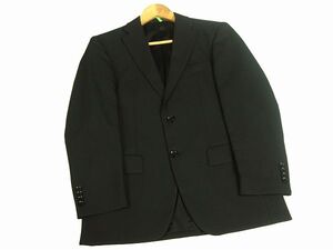 新品同様*YUKI TORII HOMME ユキトリイ*黒*斜め地柄*2釦*テーラードシングルジャケット*A5*170*M