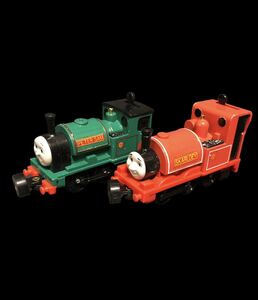 きかんしゃトーマス エンジンコレクションシリーズ 1995 日本製 /スカーロイ SKARLOEY、ピーターサム　PETER SAM セット