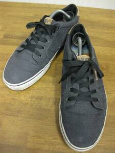 VANS モデル名不明 グレー/踵コルク/インソールラグ柄 ２９ USED