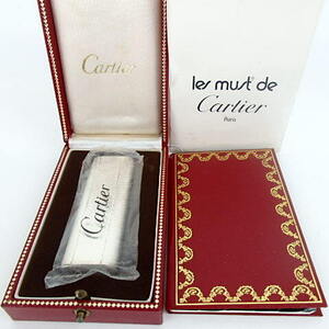 1円スタート激レア Cartier カルティエ 外側美品 シルバー ローラー ガスライター 箱付き 32546 11-2