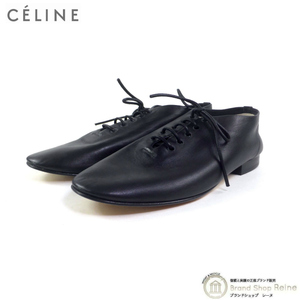 セリーヌ （CELINE） ソフト ダンス フラット シューズ 靴 ＃38 ブラック フィービー期（中古）