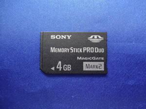 ★ソニー「メモリースティックPRO DUO 4GB MARK2」★