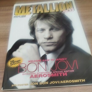 METALLION VOL.13 BON JOVI/AEROSMITH とじ込みポスター付き