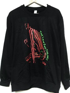 ATCQ トライブコールドクエスト トレーナー hiphop 90s ヒップホップ ATCQ rap black 黒色 qtip 送料無料 ブラック スウェット 長袖