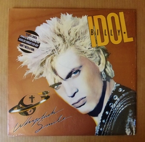 BILLY IDOL「WHIPLASH SMILE」米ORIG [CHRYSALIS] ステッカー有シュリンク美品