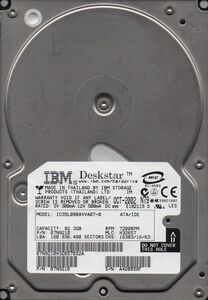 IBM Deskstar IC35L080AVVA07-0 82.3GB ATA/IDE 7200rpm