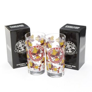 ★471260 未使用品 HYSTERIC MINI ヒステリックミニ ヒスミニ タンブラー 2個セット ファンランド グラス FUN LAND