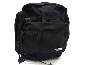 1円 ■美品■ THE NORTH FACE - ザ・ノースフェイス ナイロン リュックサック バックパック デイパック メンズ ブラック系 FI4854