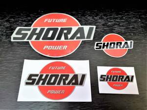 SHORAI　ステッカー４枚セット　ショウライ　シグナスX　グランドアクシス　アドレスV125