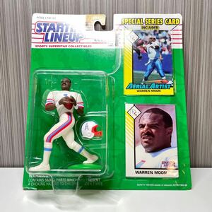 【当時物】NFL 1993 Kenner ヒューストン・オイラーズ Warren Moon フィギュア / 検 ケナー スターティングラインナップ アメフト NBA NHL