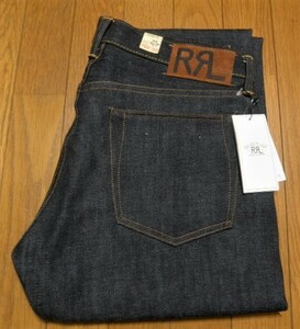 新品！ＲＲＬ ALL AMERICAN DENIM SLIM FIT リジット デニムパンツ W32 L32 USA製 濃紺 ダブルアールエル