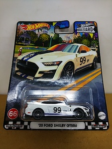 ■ HOTWHEELSホットウィール BOULEVARD 1/64 ’20 FORD SHELBY GT500 フォードシェルビー ミニカー