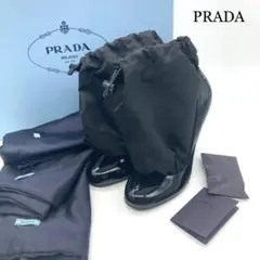 【新品未使用☆近年モデル】PRADA プラダ ヒール パンプス ブラック 切替