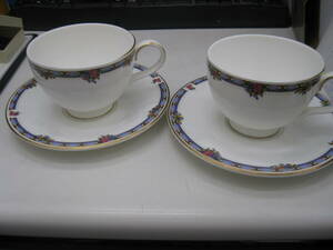 ROYAL DOULTON LADY BEDFORD カップ＆ソーサー 2客 *37582