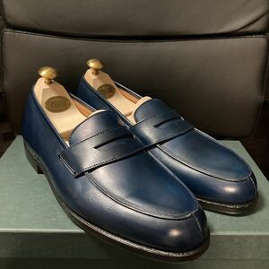 【新品】クロケット＆ジョーンズ ローファー ネイビー 7E